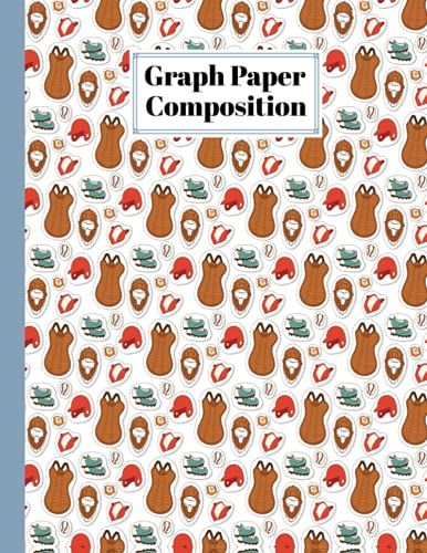 Graph Paper Composition Notebook: Baseball Graph Paper Composition, Grid Paper Notebook, Quad Ruled, 100 Sheets, Size 8.5" X 11" By Denise Foster