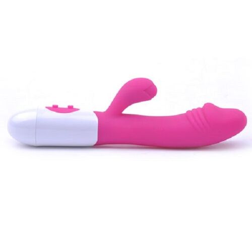 Vibromasseur Rabbit Silicone G Spot - 2 Moteurs ¿ Gode - Sex Toys