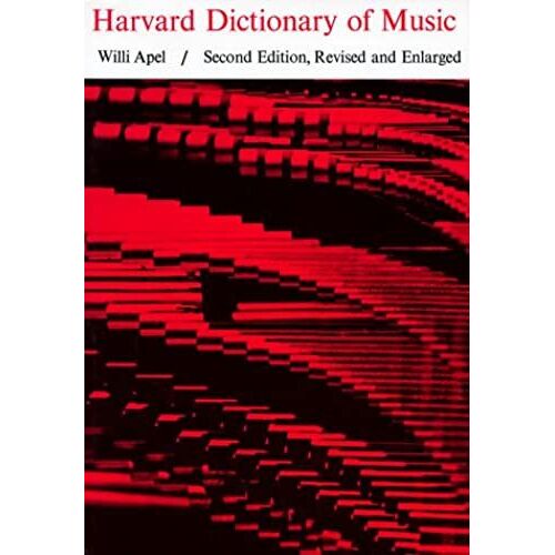 Harvard Dictionary Of Music (Series I: Diaries)