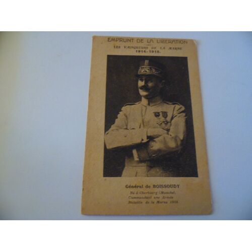 Une Carte Postale Ancienne Général Boissoudy