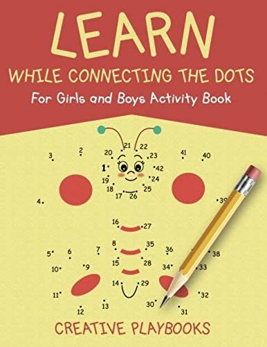 Learn While Connecting The Dots For Girls And Boys Activity Book