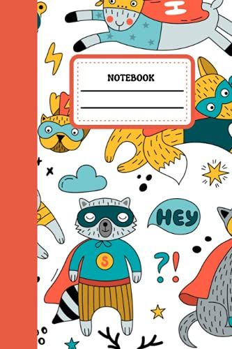 Notebook: Animal Theme College Lined Notebook.