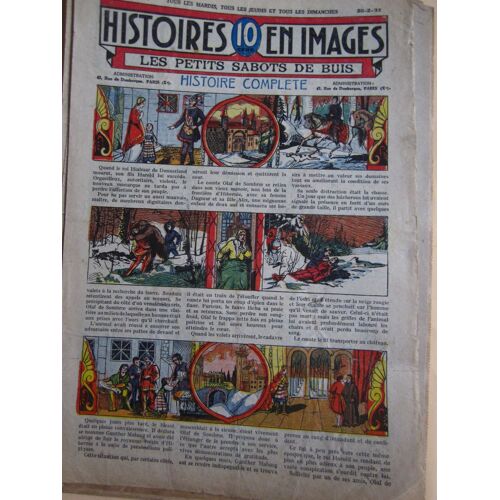 Histoires En 10 Images N° 1062 : Les Petits Sabots De Buis, 1932, 4 Pages