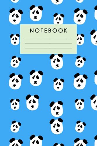 Composition Notebook Panda Pattern