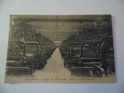 Carte Postale Bourgoin Usine Ch.Diederichs