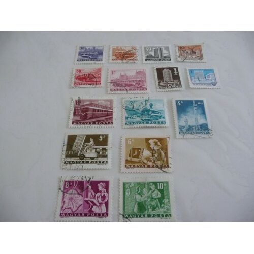 15 Timbres Hongrie