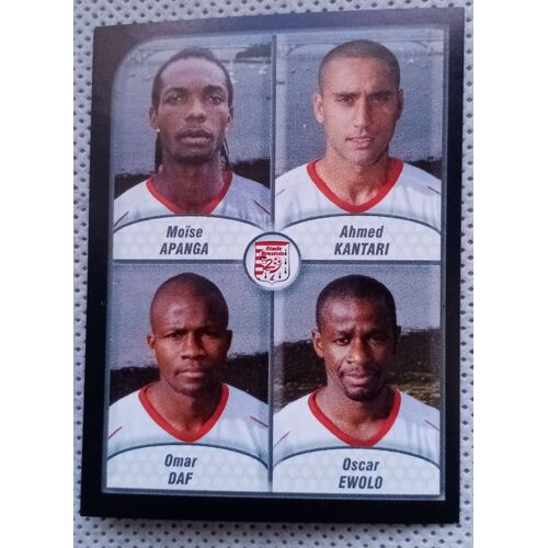 Foot 2010 - Championnat De France De L1 Et L2 - Brest N°553 Apanga, Kantari, Daf Et Ewolo - Image, Sticker, Autocollant Panini