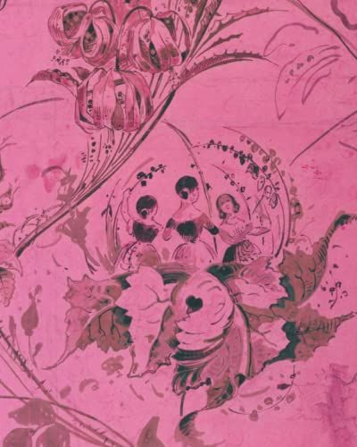 Notebook: French Fashion Illustration Haute Couture Artistic Notebook College Ruled Journal