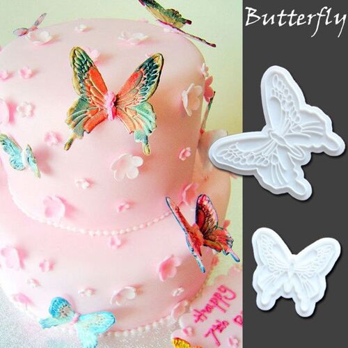 Moule À Gâteau En Forme De Fleur Papillon, Ajouré, Dentelle, Bordure, Outils De Décoration, Fondant, Moule 3d, Tapis En Silicone De Qualité Alimentaire