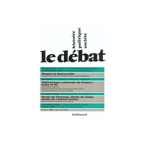 Le Débat N° 109, Mars-Avril 2000