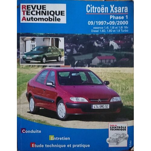 Revue Technique Citroen Xsara Phase 1 Essence Et Diesel