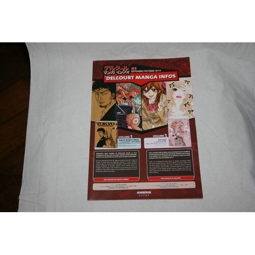 Delcourt Manga Infos / Tonkam Manga Infos 5 Septembre/Octobre 2014 Avec Poster Switch Girl Food Wars