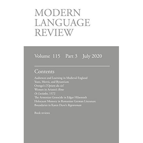 Modern Language Review (115