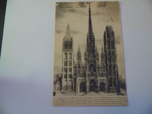 Carte Postale Ancienne Rouen Cathédrale