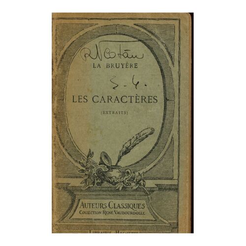 Les Caractères / De La Bruyère, Jean / Réf15048