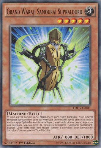 Cros-Fr006 Grand Waraji Samouraï Supralourd