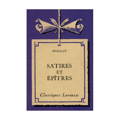 Satires Et Épîtres / Boileau, Nicolas / Réf14924