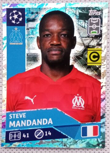 Uefa Champions League 2020 / 2021 - Olympique De Marseille Olm 3 Steve Mandanda - Topps Sticker (Foot, Autocollant, Image)