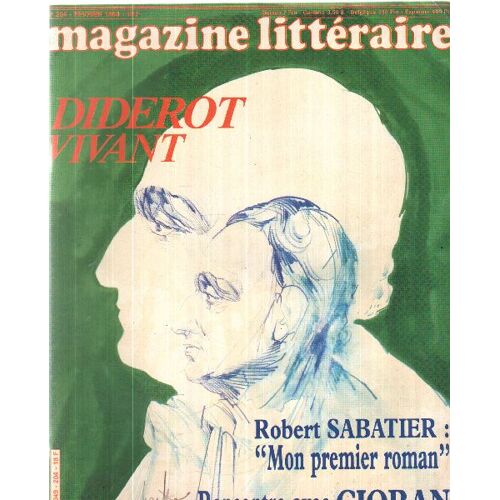 Magazine Litteraire N° 204 / Diderot Vivant
