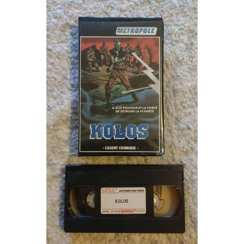 Vhs Kolos L'Agent Cosmique Cassette Vidéo Vintage Sf
