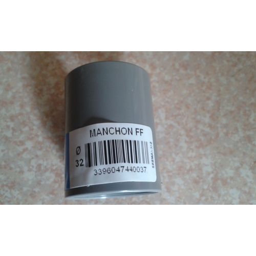 manchon ff en pvc diametre 32 mm