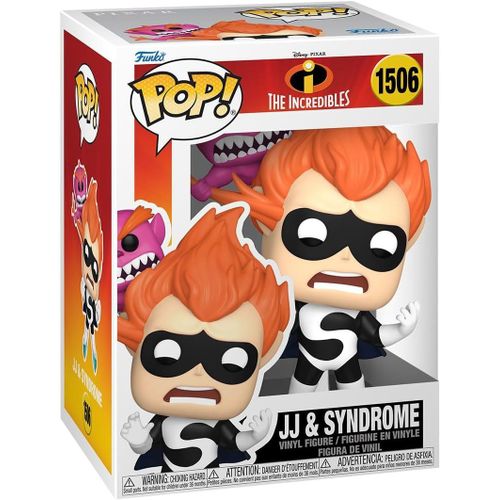 Les Indestructibles 20th Anniversary - Figurine Pop! Jj & Syndrome 9 Cm