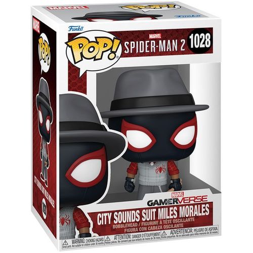 Figurine Funko Pop - Spider-Man Gamerverse [Marvel] N°1028 - Miles Morales (Costume City Sounds) (80330)