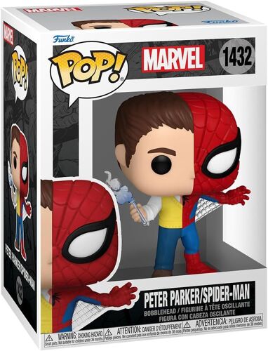 Marvel - Figurine Pop! Split- Spider/Parker 9 Cm