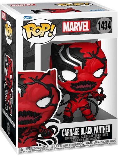 Marvel - Figurine Pop! Carnageized Black Panther 9 Cm