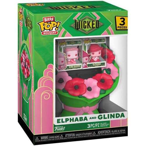 Figurine Funko Pop - Wicked - Elphaba & Glinda Bouquet (Saint-Valentin) - Pack (83100)