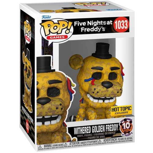Figurine Funko Pop - Five Nights At Freddy's N°1033 - Withered Golden Freddy (83091)