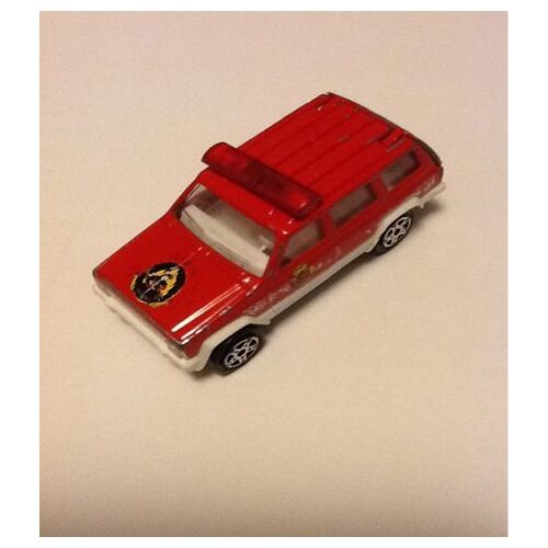 Majorette Jeep Cherokee Pompiers 