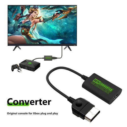 Lecteur de jeu rétro, convertisseur compatible HDMI, adaptateur Audio vidéo numérique pour XBOX 480P 720P 1080i pour moniteur de projecteur HDTV
