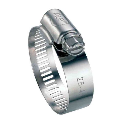 2 Colliers de serrage à bande inox 13 mm / 47-67 mm