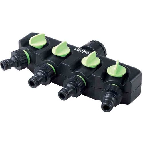 Sélecteur d'arrosage 4 voies sur robinet 20 x 27 mm