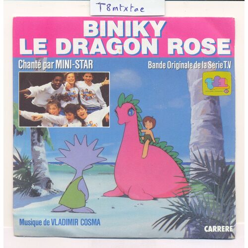 45t 1985 : Biniky Le Dragon Rose ( Vocal ) /// Biniky Le Dragon Rose ( Instrumental )