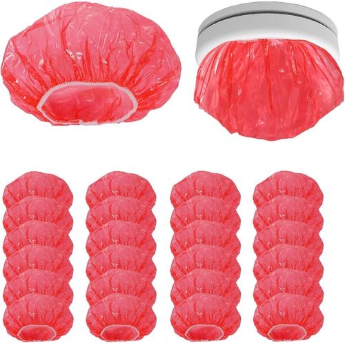 Lot De 50 Housses De Détecteur De Fumée Rouges Pour Petit Détecteur De Fumée Et De Poussière ¿ Housses Réutilisables En Plastique Extensible Élastique Épais Pour La Maison,La Cuisine,La