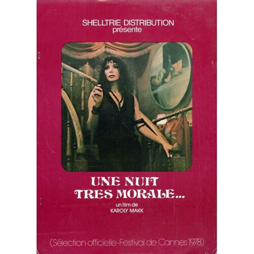 Une Nuit Très Morale, Synopsis Dépliant, Karoly Makk, Avec Margit Makay, Irén Psota, Carla Romanelli