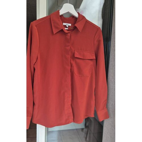 Chemise Manches Longues Taille 36 - Marron - Lh