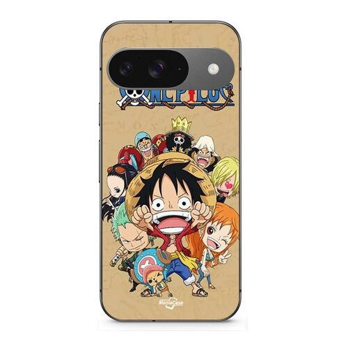 Coque Google Pixel 9 Manga Animé One Piece Straw Hat Crew