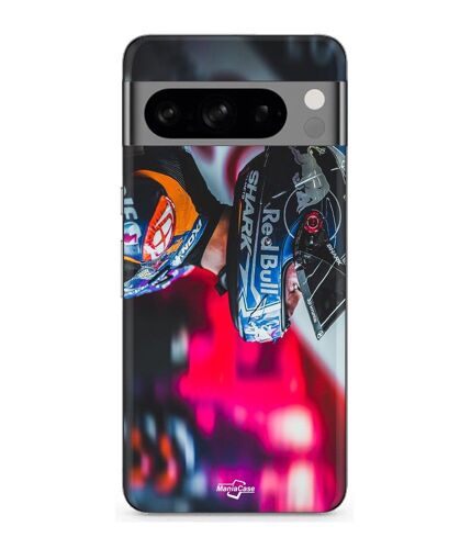 Coque Google Pixel 8a Pro Miguel Oliveira Moto Gp Fond Sombre