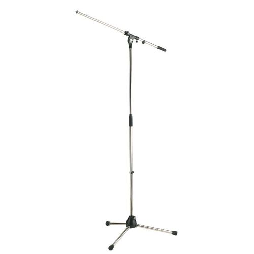 Konig & Meyer 21020 pied de micro nickel avec perche (réglage silencieux)