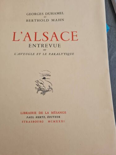 L'alsace Entrevue