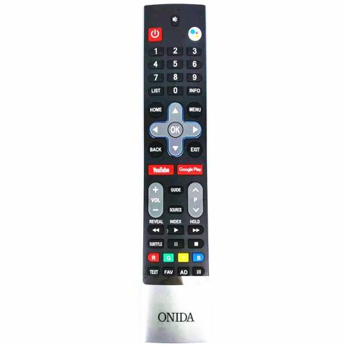 Télécommande émetteur vocale Google, compatible skyvalue, TOSHIBA, hitachi, ONIDA, KOGAN, Android TV Nipseyteko