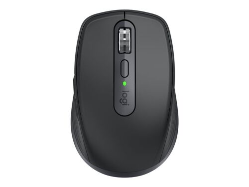 Logitech MX Anywhere 3 pour le business - Souris - laser - 6 boutons - sans fil - 2.4 GHz, Bluetooth - récepteur USB Logitech Logi Bolt - graphite