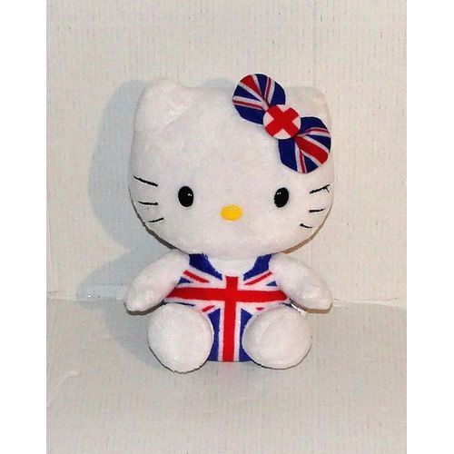 Doudou Hello Kitty Anglaise British Peluche Beanies Boos Sanrio Ty