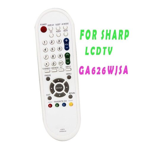 Télécommande émetteur compatible écran LCD SHARP., LC19SB24UW LC19SB25UW LC19SK24UW LC19SK25U LC19SK24U Nipseyteko