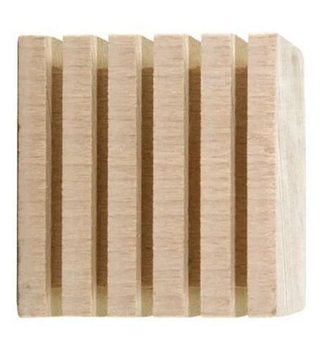 Mobois - Embout cube à visser bois hêtre Ø28 mm - Naturel