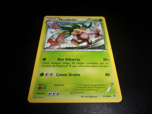Noadkoko 2/108 Carte Pokemon Xy Ciel Rugissant Francaise 