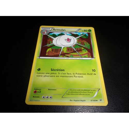Armulys 4/108 Carte Pokemon Xy Ciel Rugissant Francaise 